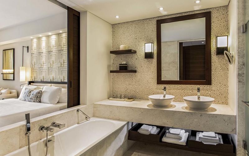 Romanos Resort Golf Hotel Bathroom Costa Navarino