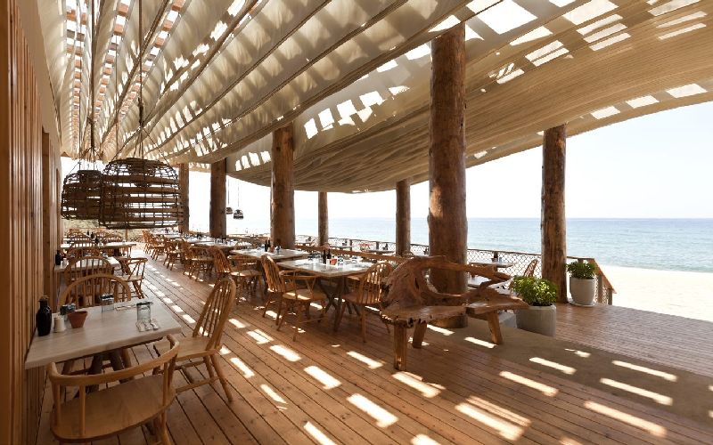 Romanos Resort Golf Hotel Beach Terrace Costa Navarino
