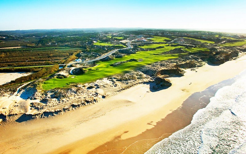 praia d'el rey golf course aerial