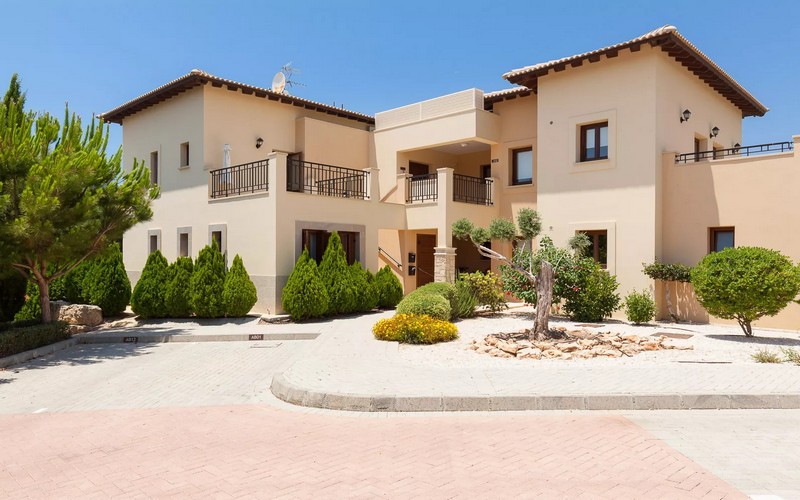 Aphrodite Hills Holiday Residences entrance