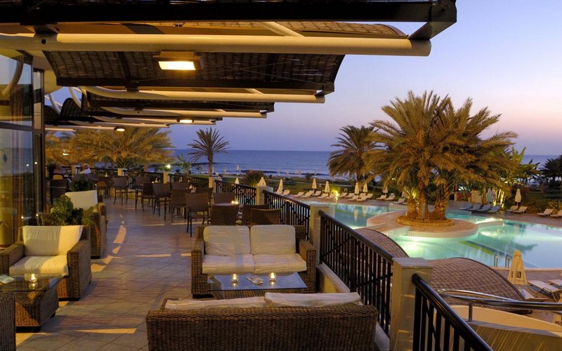 Constantinou Bros Athena Beach sitting area