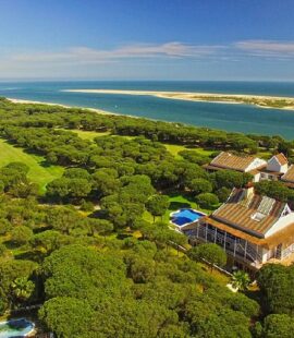 nuevo portil hotel aerial